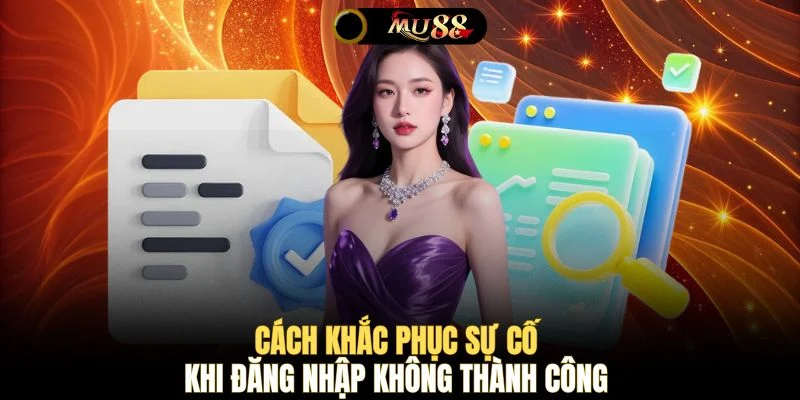 Cách khắc phục sự cố khi đăng nhập không thành công